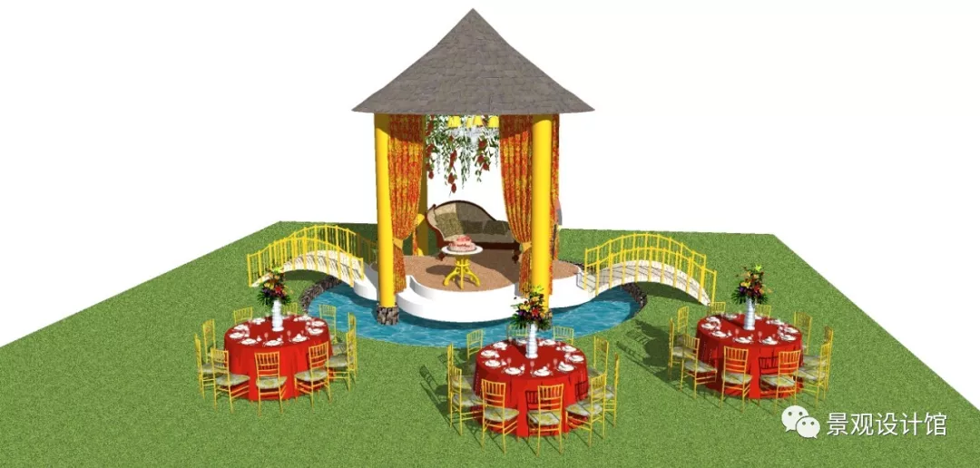 模（mó）型福利文（wén）末分享婚（hūn）禮婚慶道具場景草圖大師S(圖12)