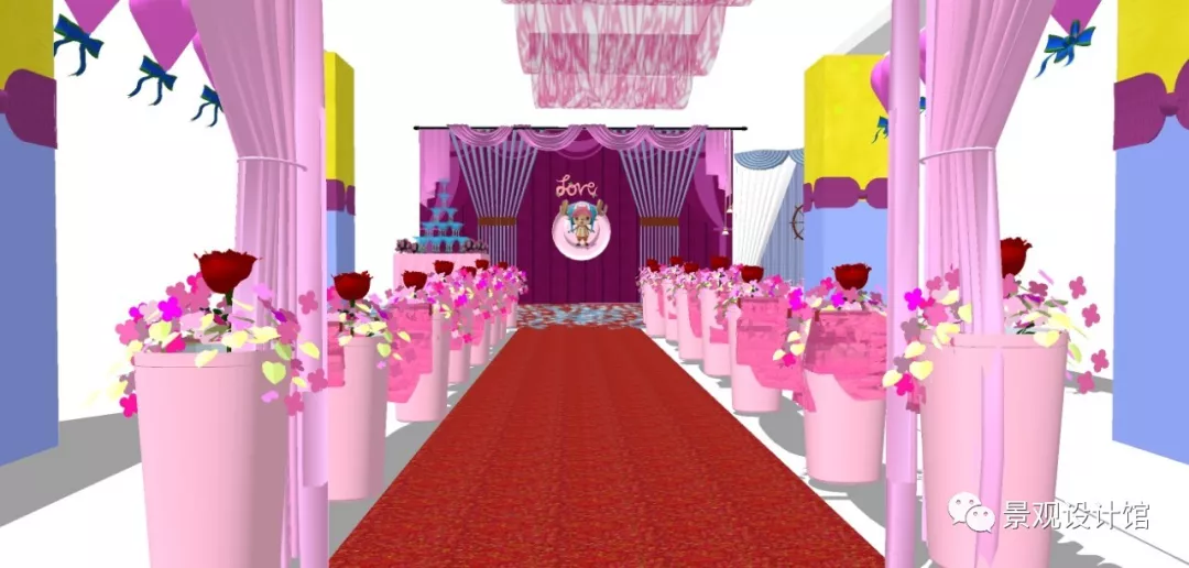 模型（xíng）福利文末分享婚禮婚慶（qìng）道具場景草圖大師S(圖14)