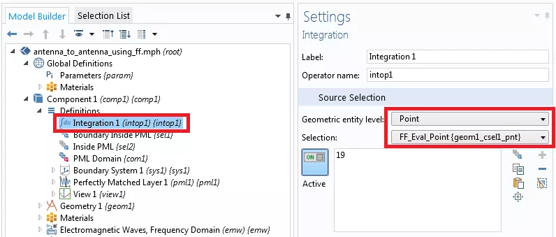 如何在仿真模型中耦合輻射天線(xiàn)和接收天線(圖7) 如何在仿真模型中耦合輻射天線和接收天線(圖7)