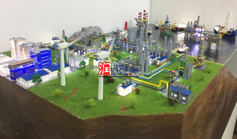 海底開采流程沙盤