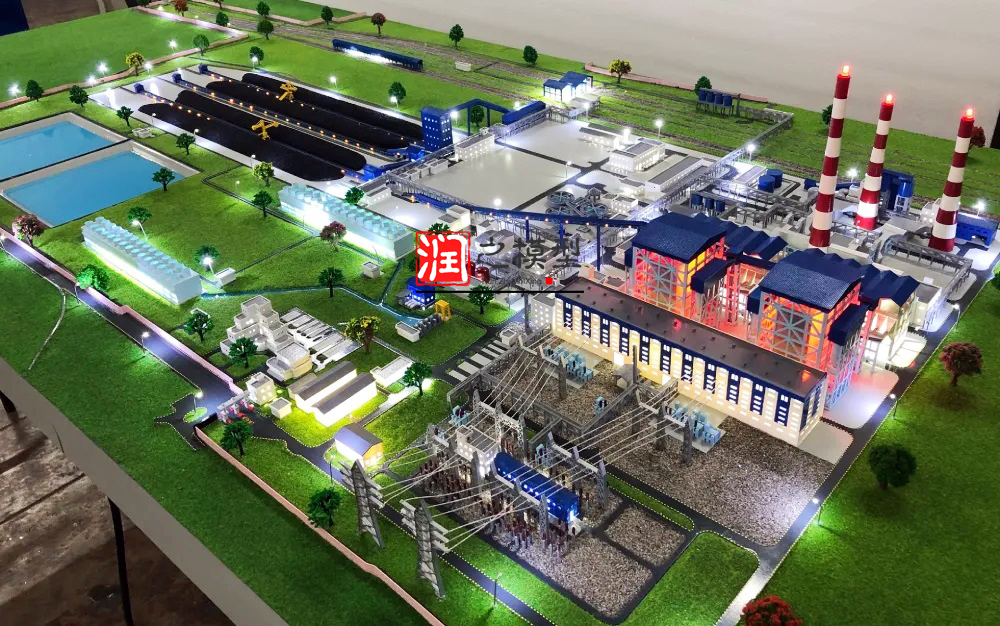 1:1000熱（rè）電廠沙盤